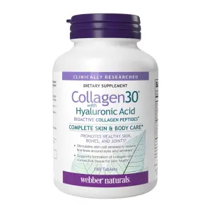 Collagen30® with Hyaluronic Acid BIOACTIVE COLLAGEN PEPTIDES™ – WeightWorld – Tablets