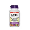 Vitamin K2 + D3 120mcg/1000 IU – Webber Naturals – 30 Softgels thumbnail