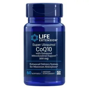 Super Ubiquinol CoQ10 with Enhanced Mitochondria -  60 Sgels